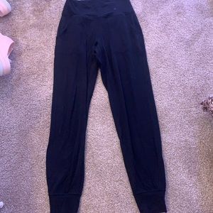 Black Lululemon joggers
